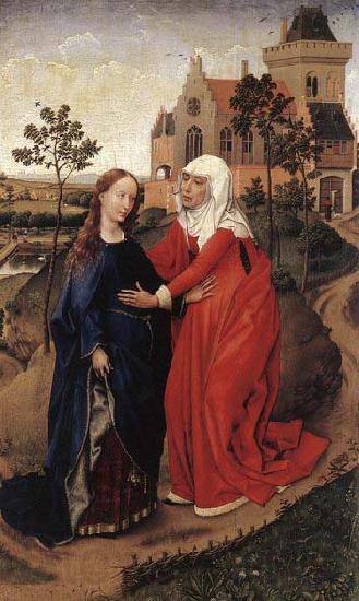 WEYDEN, Rogier van der Visitation Norge oil painting art